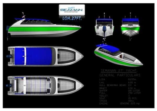 Monohull 27’ 0